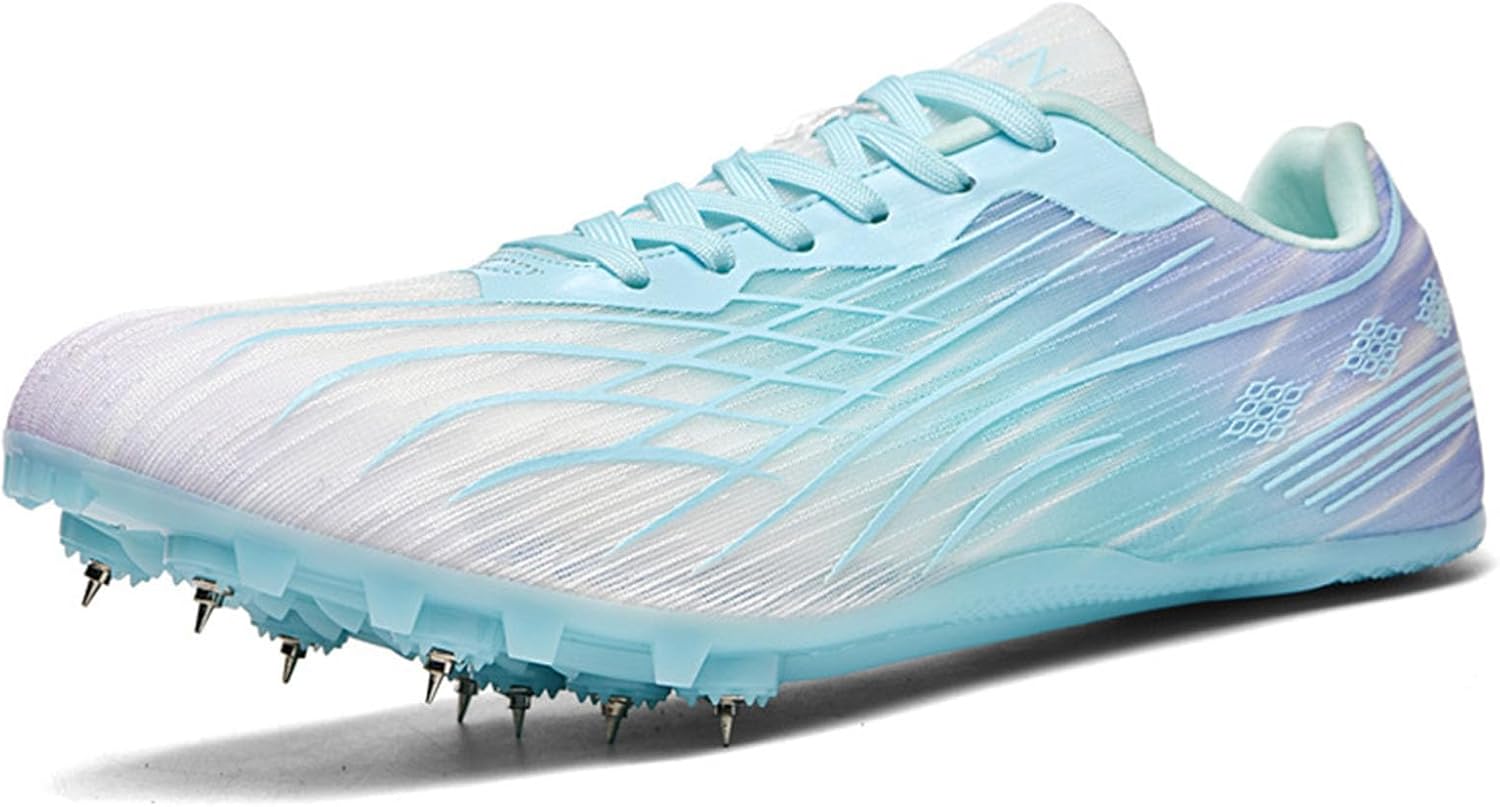 Men's Professional Track & Field Shoes Breathable 8 Spikes Running High Jump Racing Shoes Athletic Training Shoes