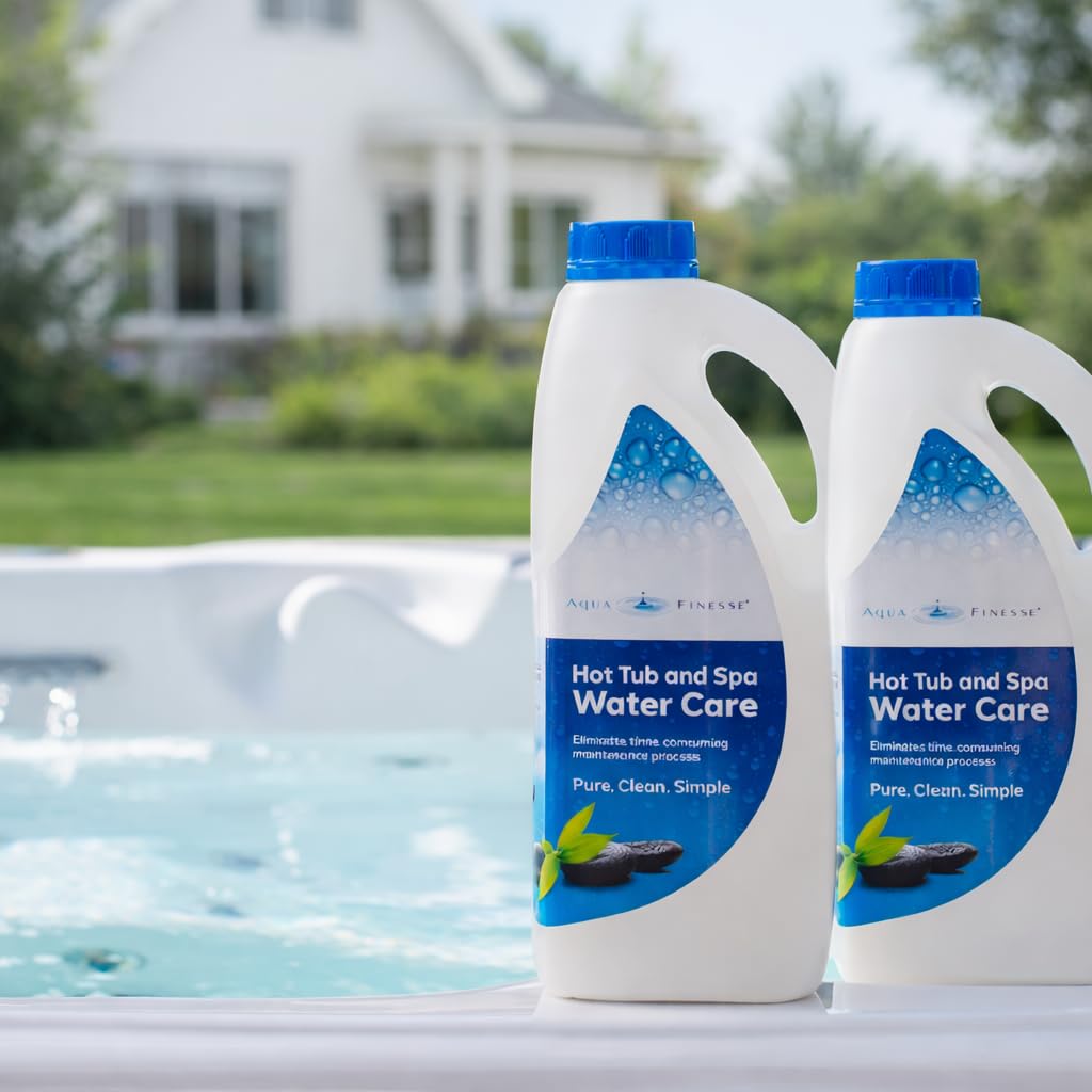 Aqua Finesse Wasserpflege Set für Outdoor-Whirlpools, AquaFinesse + Pfahler pH Heber