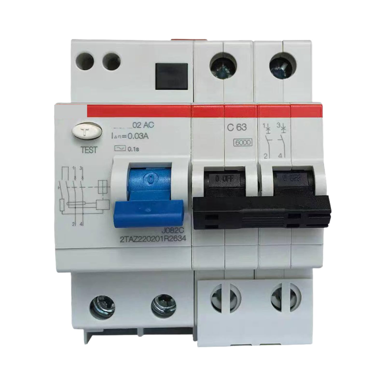 Disjoncteur G200 3P protection contre les surcharges 50A triphasé