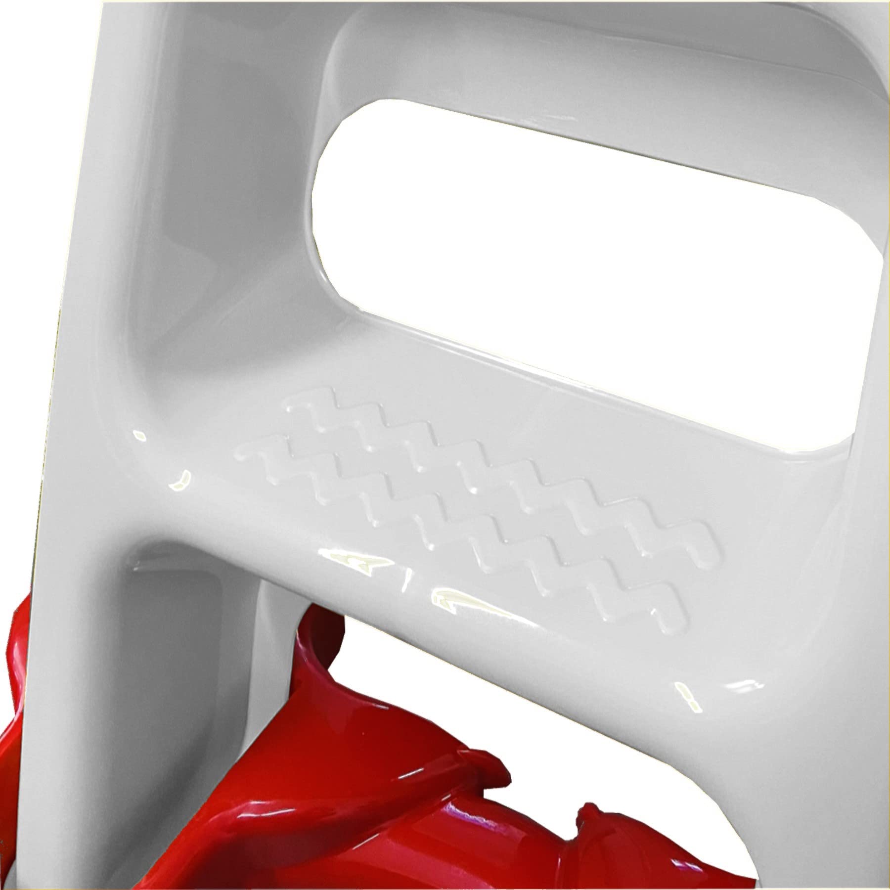Toboggan Stable pour Enfants à Partir de 1 An - pour Bébé, Jardin et Chambre - Autonome - Bleu Gris Clair (Rouge/Gris)
