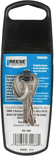 Miniatura 3 de Reese Towpower 7006600 candado de acople para enganche de remolque