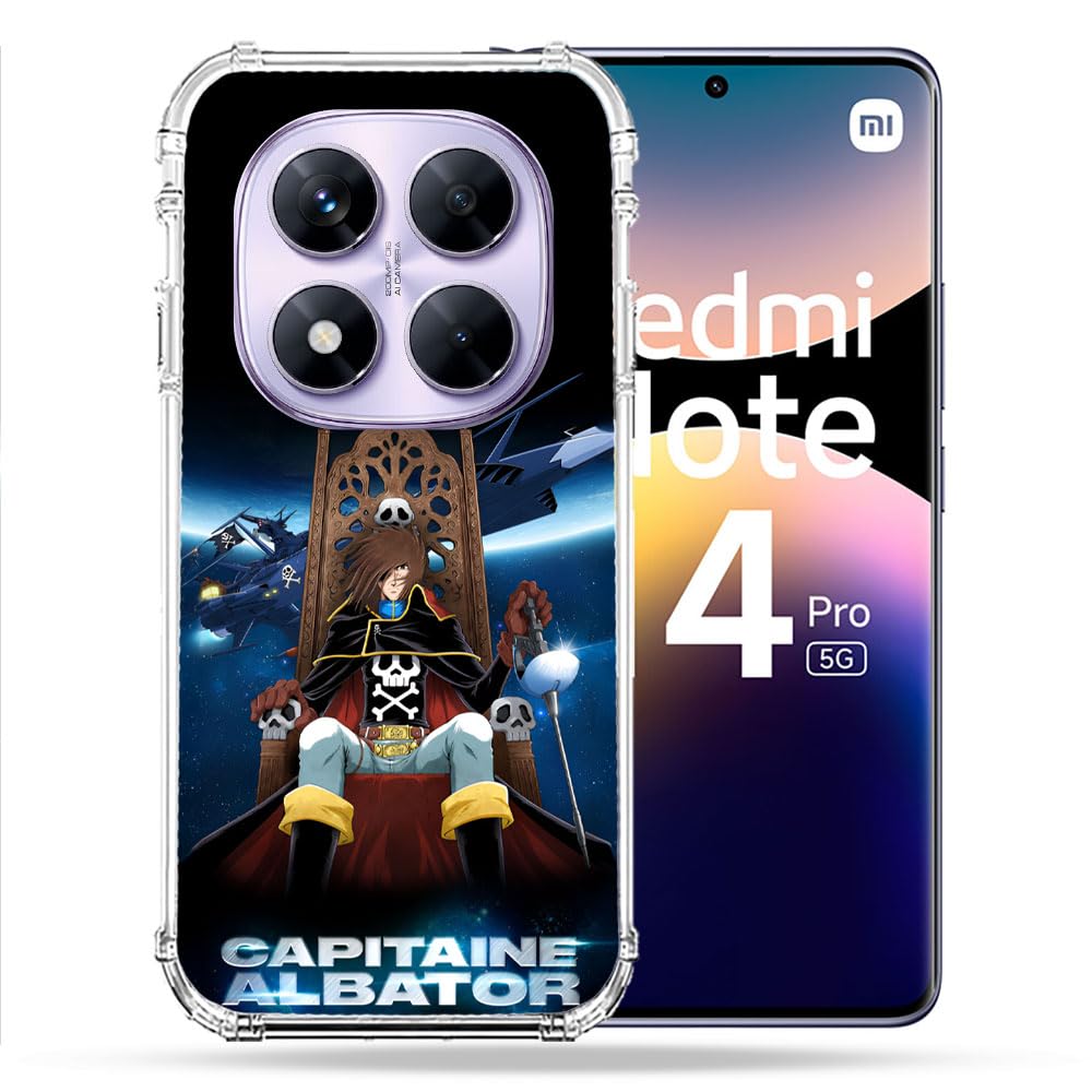 Coque Xiaomi Redmi Note 14 Pro 5G Albator antichoc noire - 2