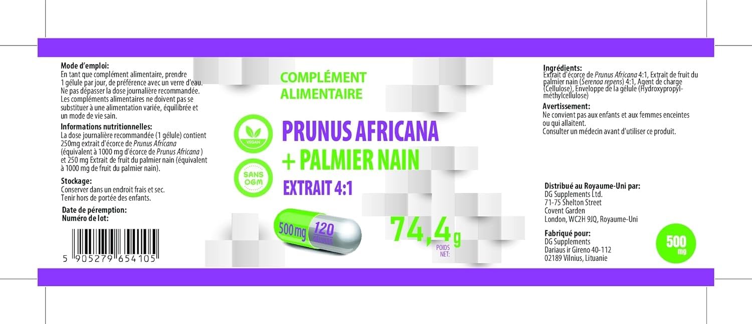 Hepatica Saw Palmetto | estratto 4:1 500 mg | 120 capsule vegane | Serenoa – Serenoa repens | GMP & Testato da Laboratorio Indipendente