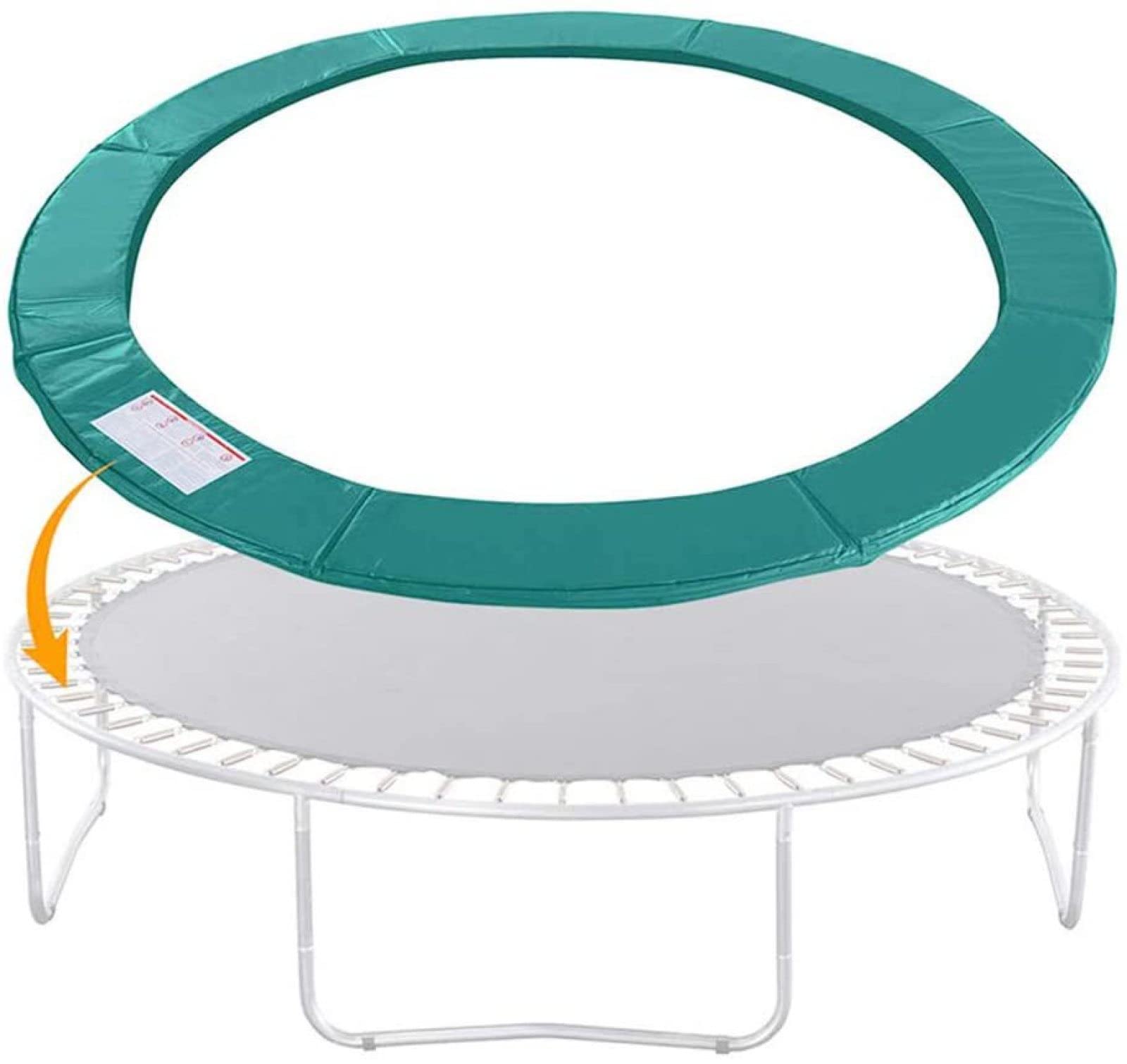 GJMSSMY 6ft Trampoline Safety Pad Replacement Edge Cover for Enhanced Protection Green Protective Accessories for Trampolines Ultimate Safety Solution