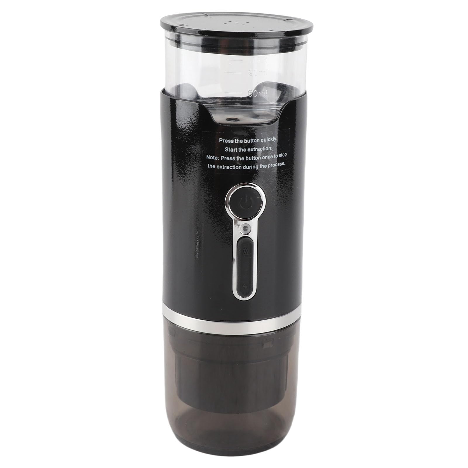 Sonew Portátil de 8 Barras, Totalmente Automática, 12 V, para Cápsulas y café Molido, Compacta con Batería Incorporada para Viajes, Camping, Viajes por Carretera
