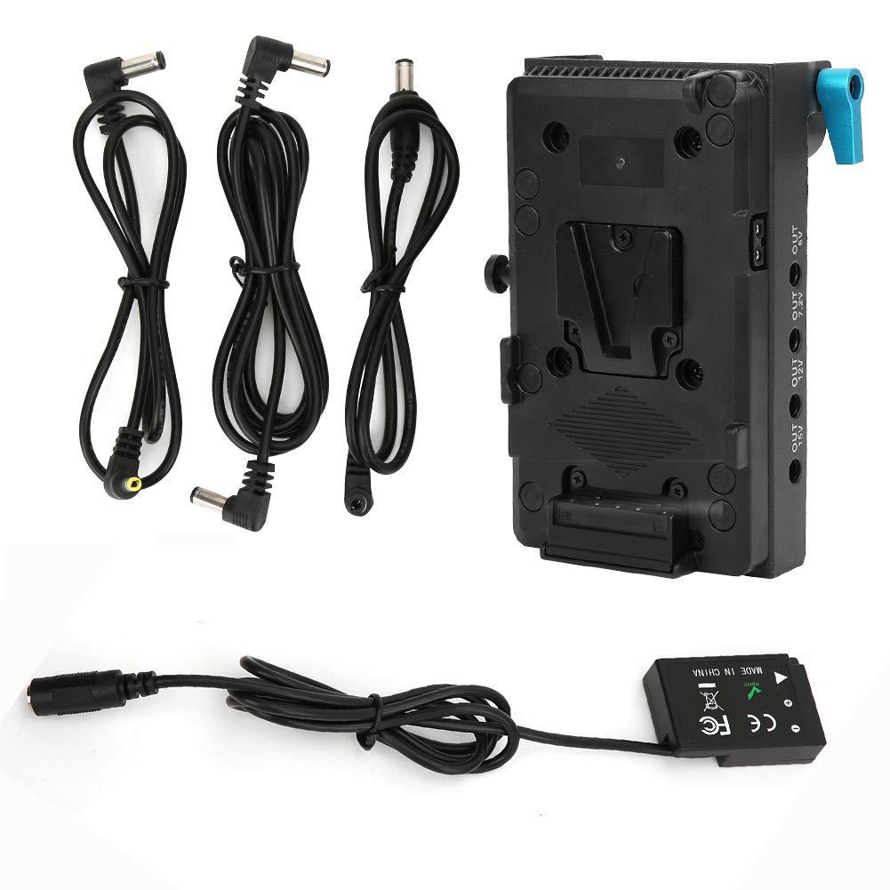 Adattatore per Piastra Batteria con Attacco a V Decodifica Completa E18 Batteria Fittizia per 750D 760D 800D M3 Fotocamera Fotografia All'aperto 1 unità