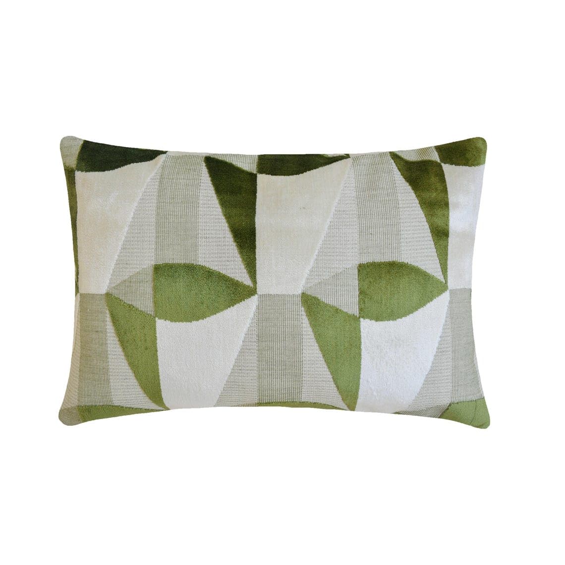 Set di 2 Verde Velluto Copricuscino lombare 30x40 cm - Green Prism Lumbar
