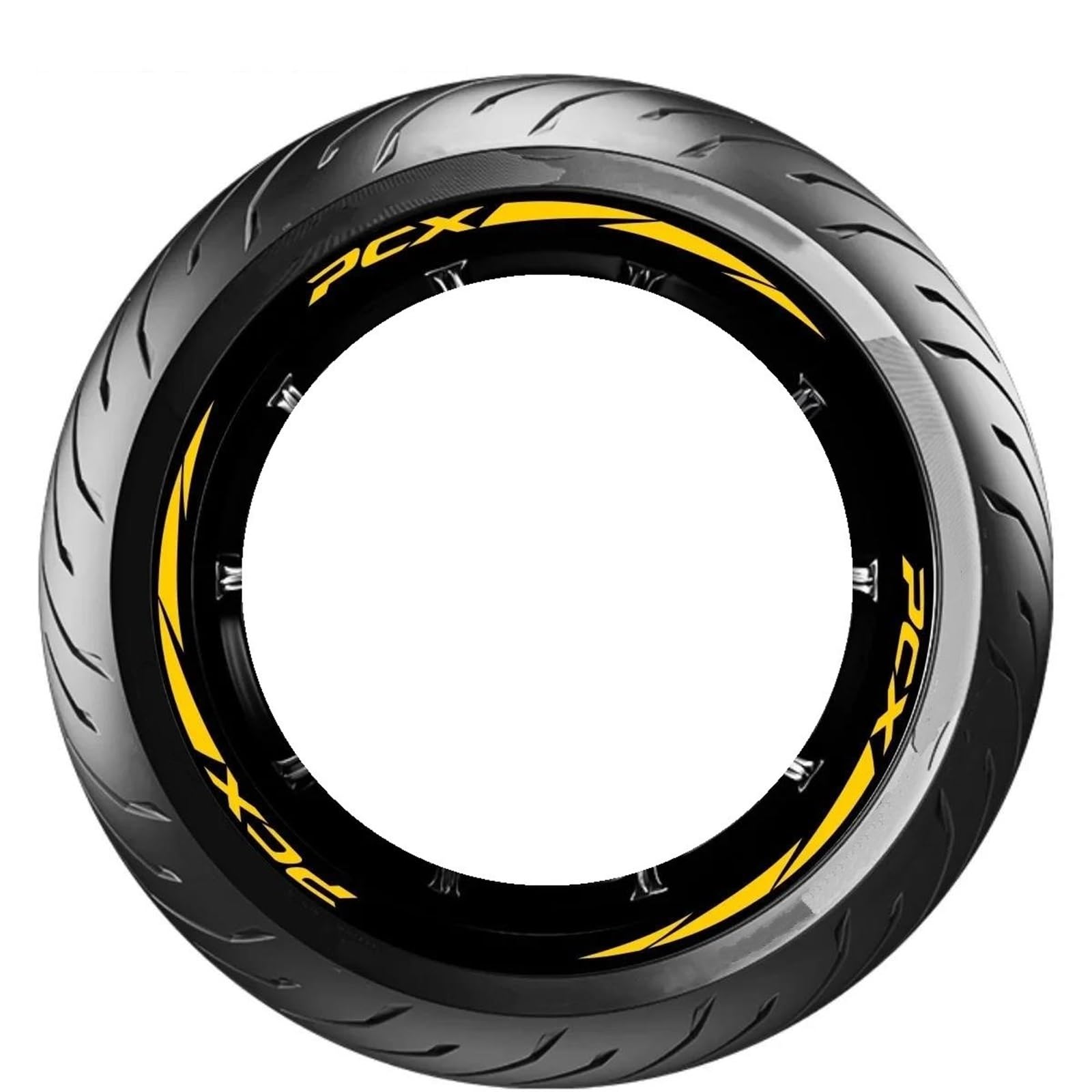 Wheel Stickers Motorcycle Wheel Sticker for PCX 125 150 160 PCX125 PCX150 PCX160 Decals Reflective Stripe Tape Decal Rim Reflective Decal