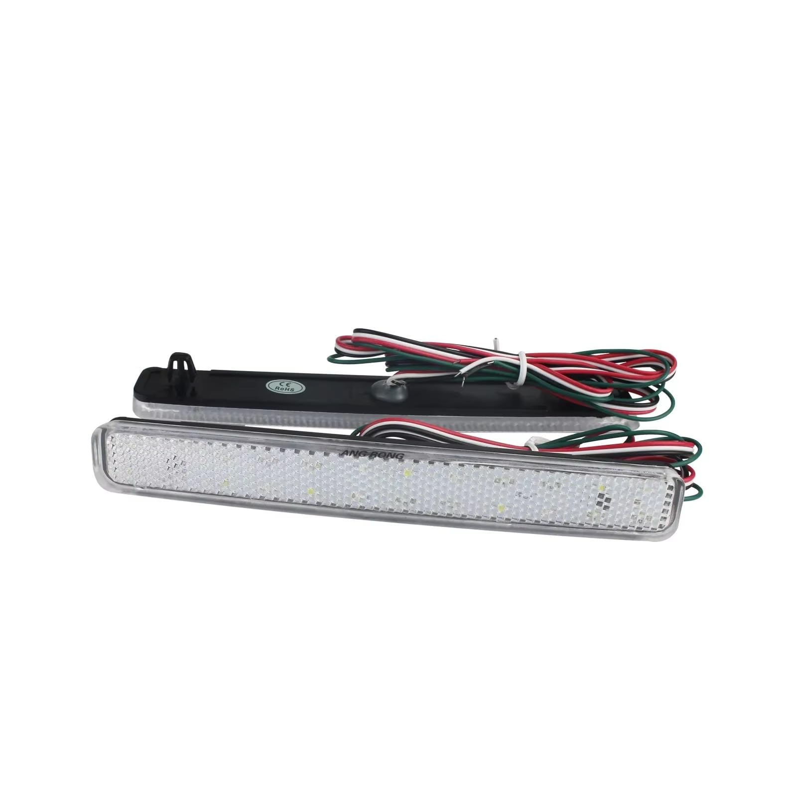 Pilotos Traseros Iluminación Para VW Para T5 2x 24 LED Reflector de parachoques Lente transparente Luz freno marcha atrás