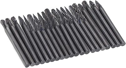 Conjunto de Rebarbas Rotativas, Haste de 3 Mm à Prova de Ferrugem, Broca Rotativa Esmerilhadeira para Polimento, Escultura para Trabalhar Madeira