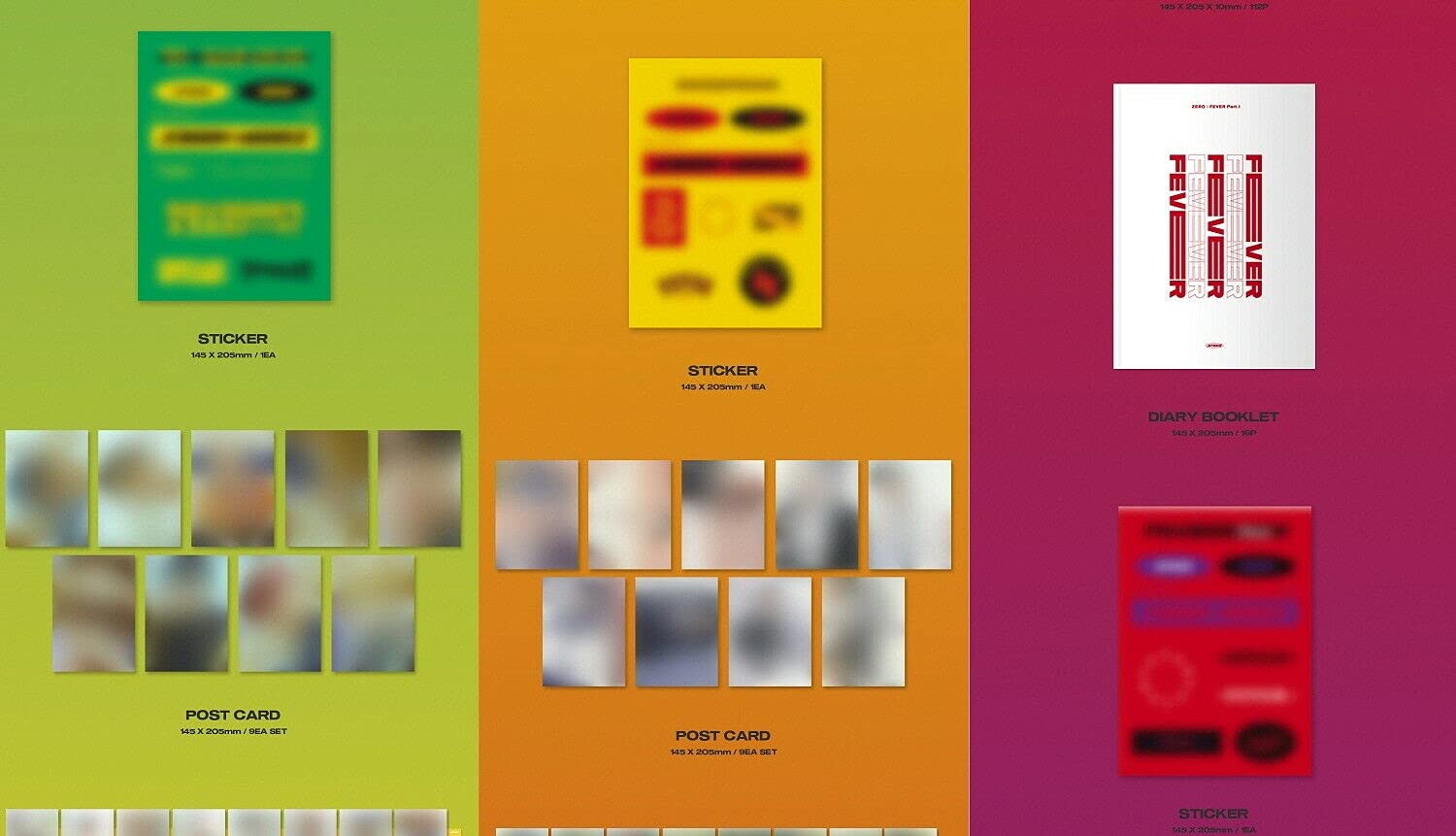 KQ Entertainment ATEEZ - Zero : Fever Part.1 Album+Extra 