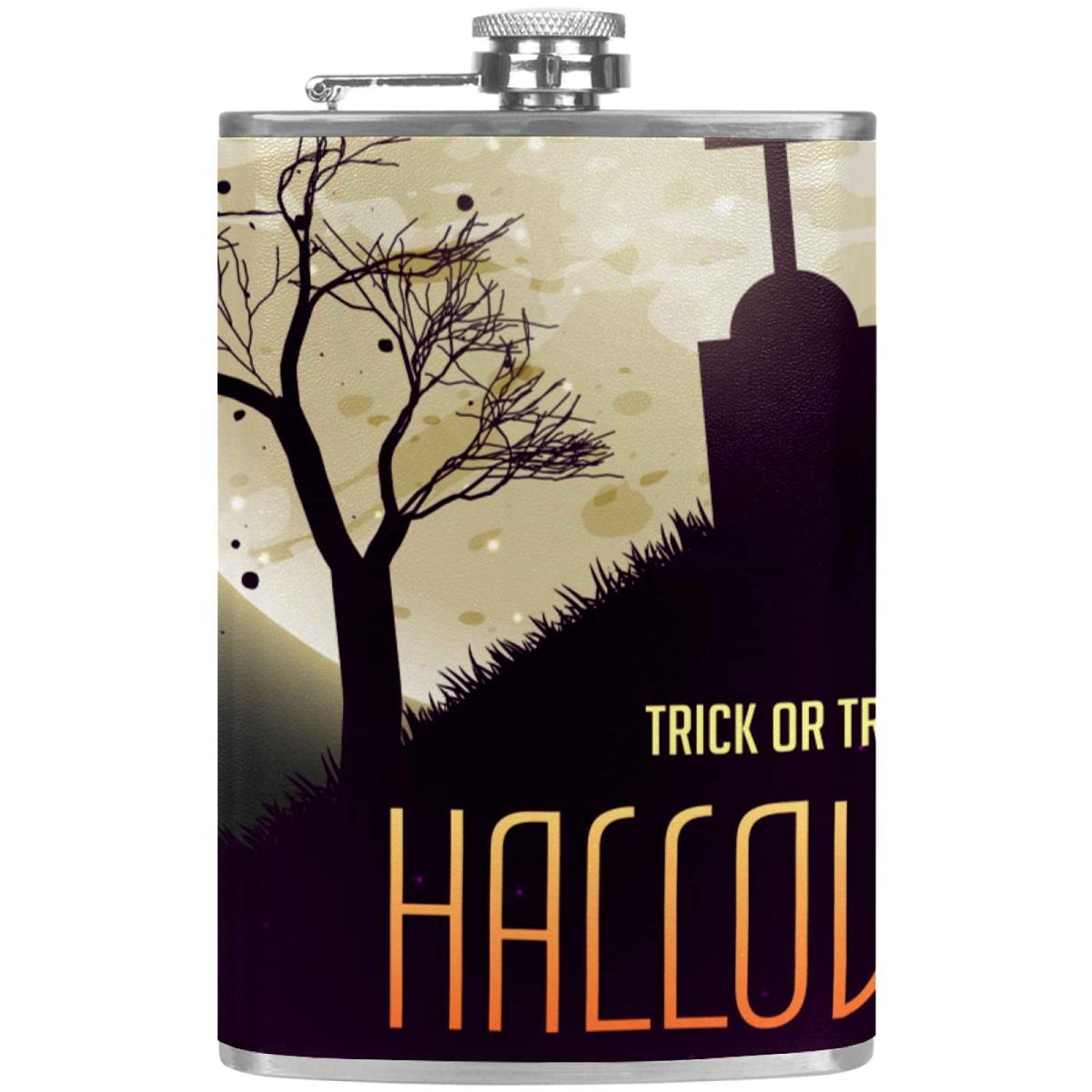 Flasque pour liqueur cadeau d'Halloween avec entonnoir de fête