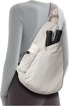 Pickleball Bag,Pickleball Bags for Women Men,Gym Bag,Protable Sling Backpack Fits 2 Paddles