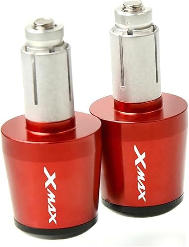 Motocicleta Accesorios de motocicleta Agarraderas Agarraderas Manillar Extremo 78 "0.866 in Mano Cap para Yamaha Xmax X-MAX X MAX 125 200 250 300