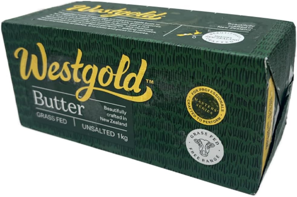 （ウエストゴールド ニュージランド産 グラスフェットバター無塩 冷凍 1キログラム (x 1)）