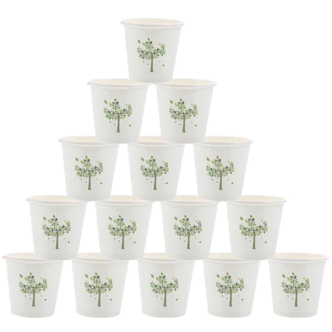 Vasos de Papel 500 Pcs 3 Oz 60ml Desechables para Bebidas, Papel, Seguros y Sanitarios, para Reuniones en Casa y Fiestas