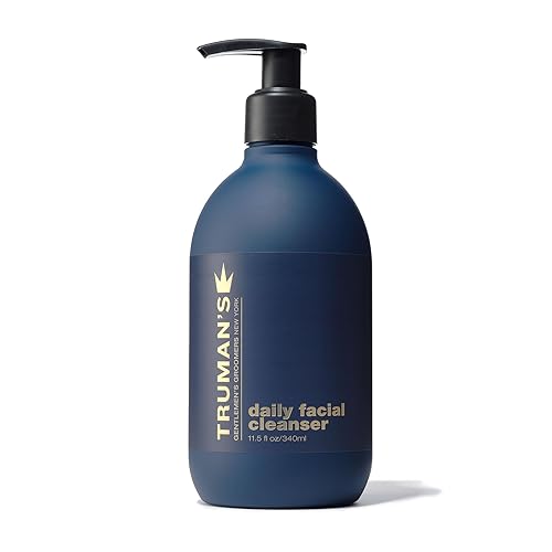 Truman's Gentlemen's Groomers - Limpiador facial para hombres - Aceites de menta y eucalipto, lavado facial masculino hidratante - Elimina el sudor