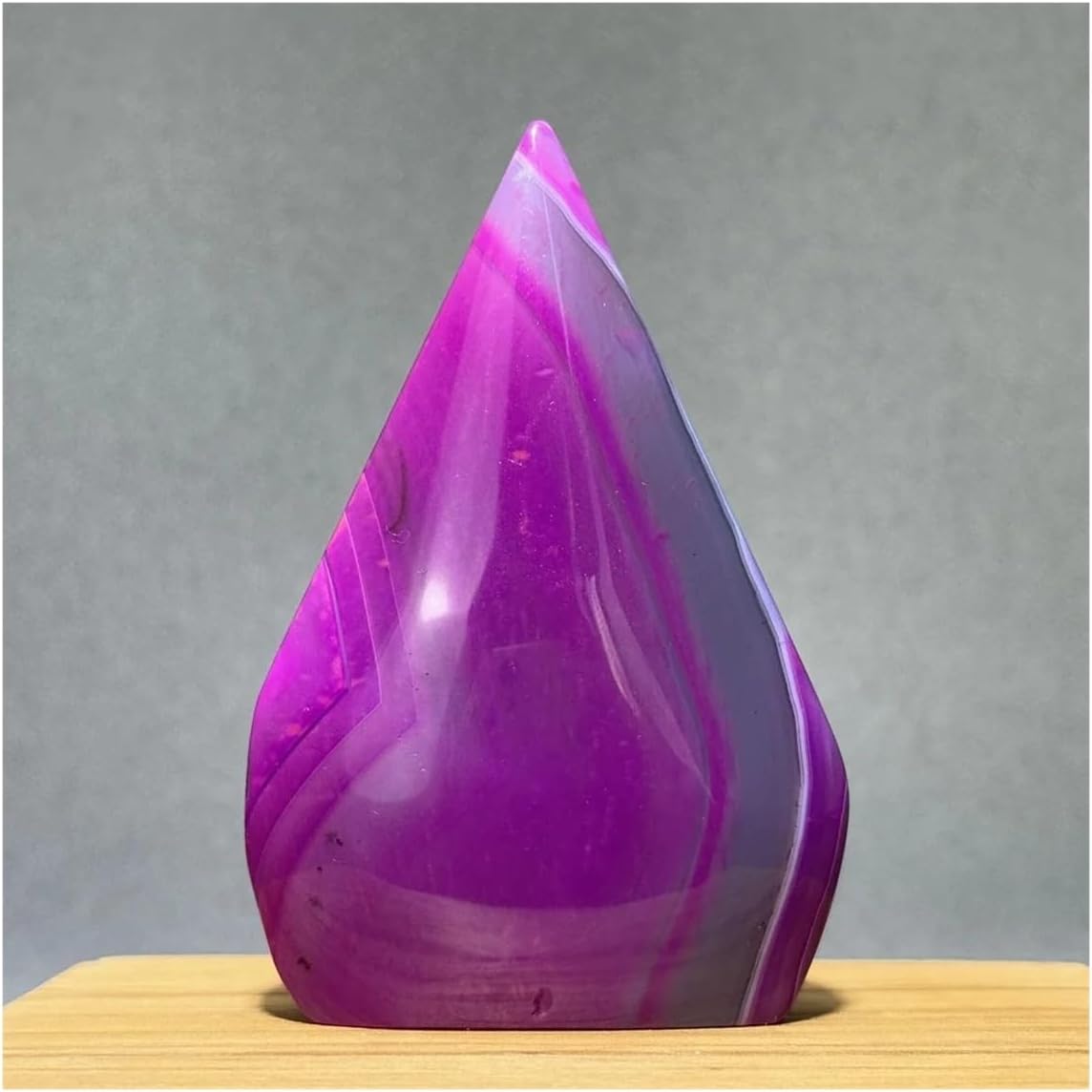 Crystal Stone Home Decor Purple Agate Free-Form Natural Quartz Specimen Home Decoration