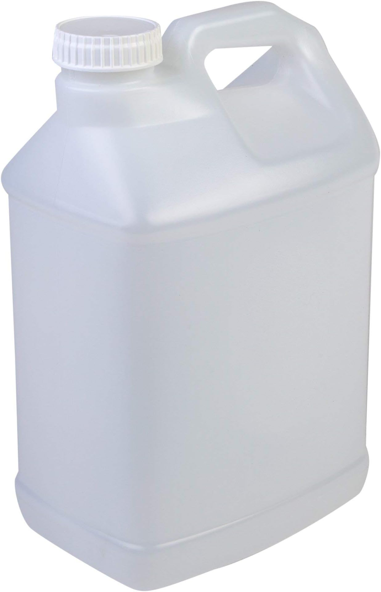 Hudson Exchange 2.5 Gallon (4 Pack) Hedpak Container with Cap, Food Grade HDPE Plastic, Natural