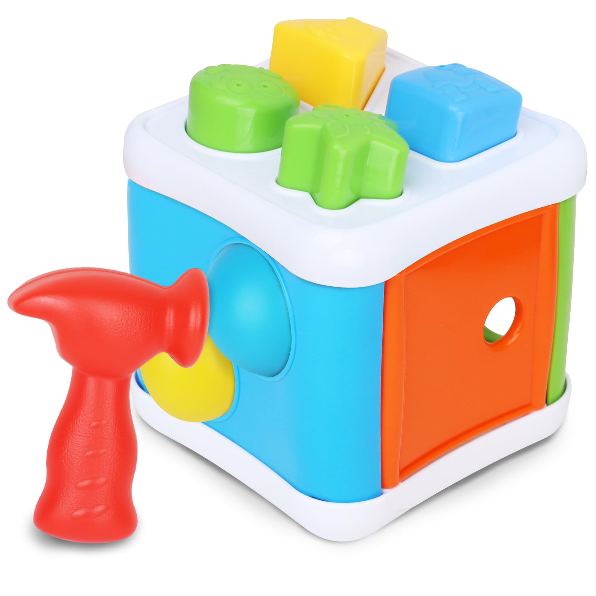 Amazon.com: Playkidiz Pound a Ball and Shape Sorter - 2 in 1