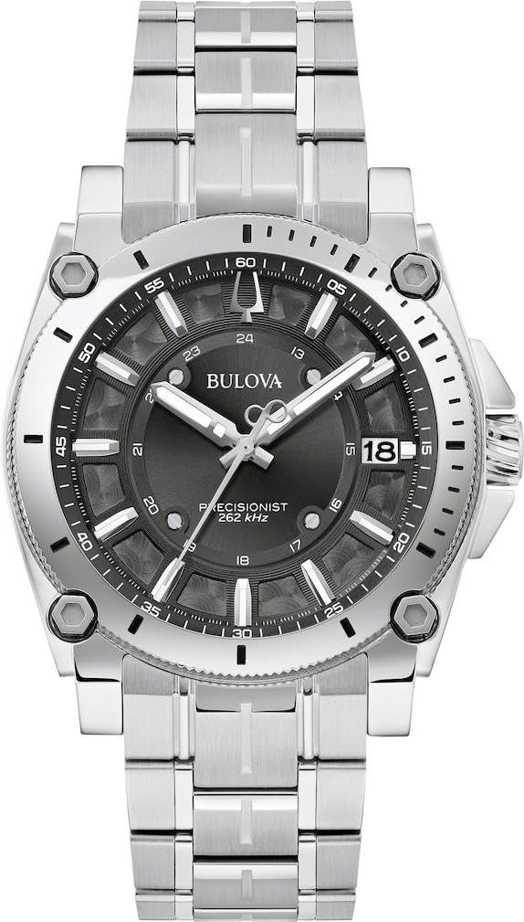 Analógico Modelo Bulova 96B417 Luxury Mens Watch 40mm 10ATM. Marca BULOVA