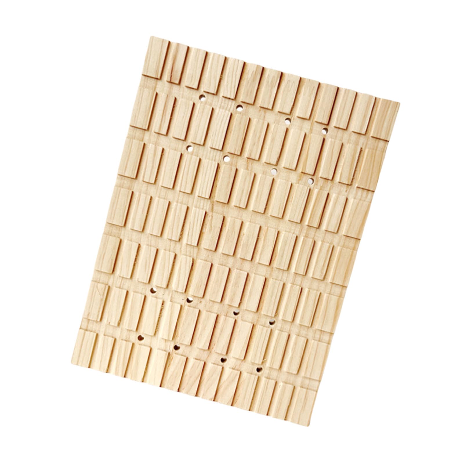 oringnat Hamster Board Scratch Board Rabbits Grinding Toy Wood Feet Pad for Hamster for Gerbils Molar Toy Scratch
