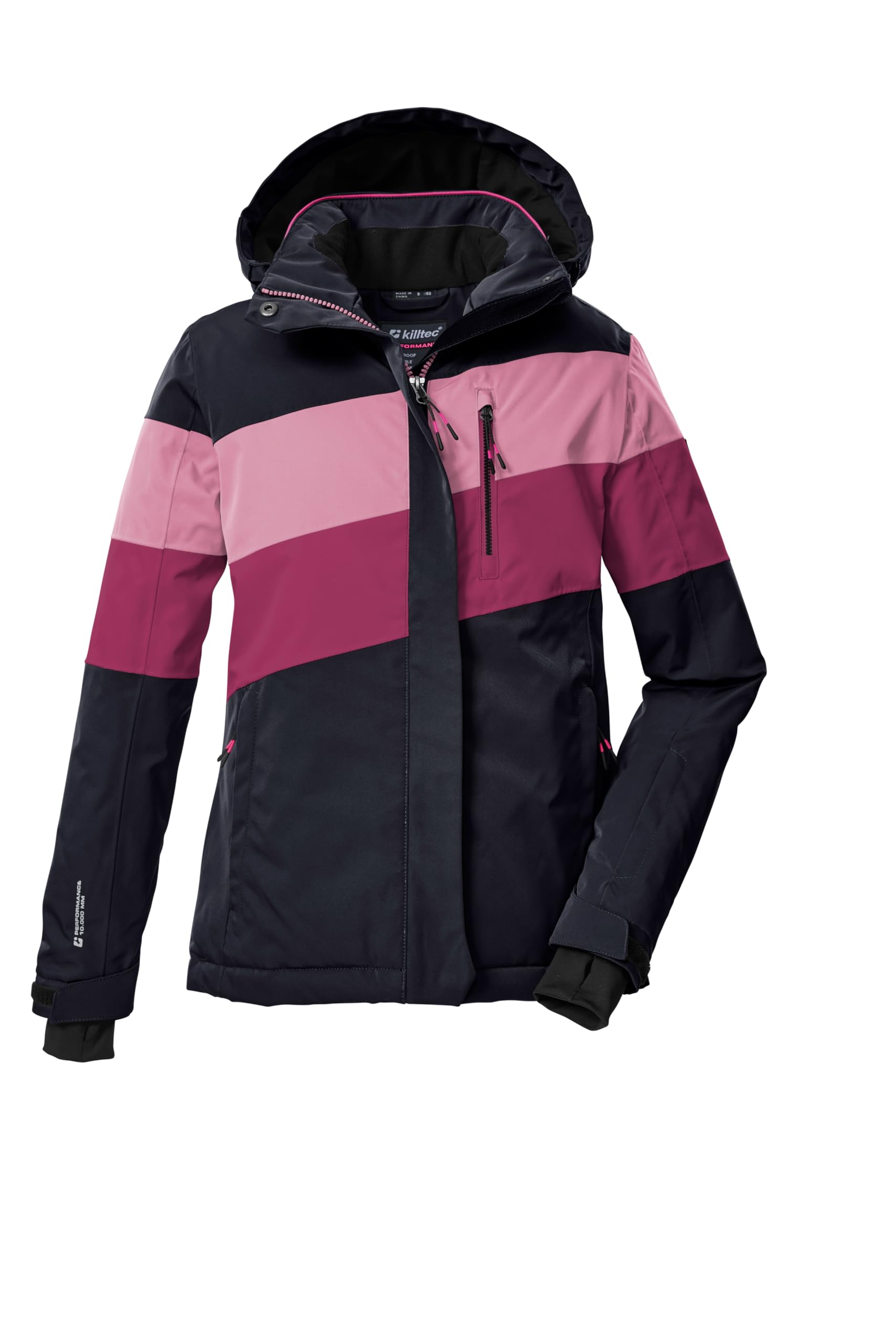 Killtec Mädchen Ksw 197 Grls Ski Jckt Skijacke/Funktionsjacke mit Kapuze und Schneefang