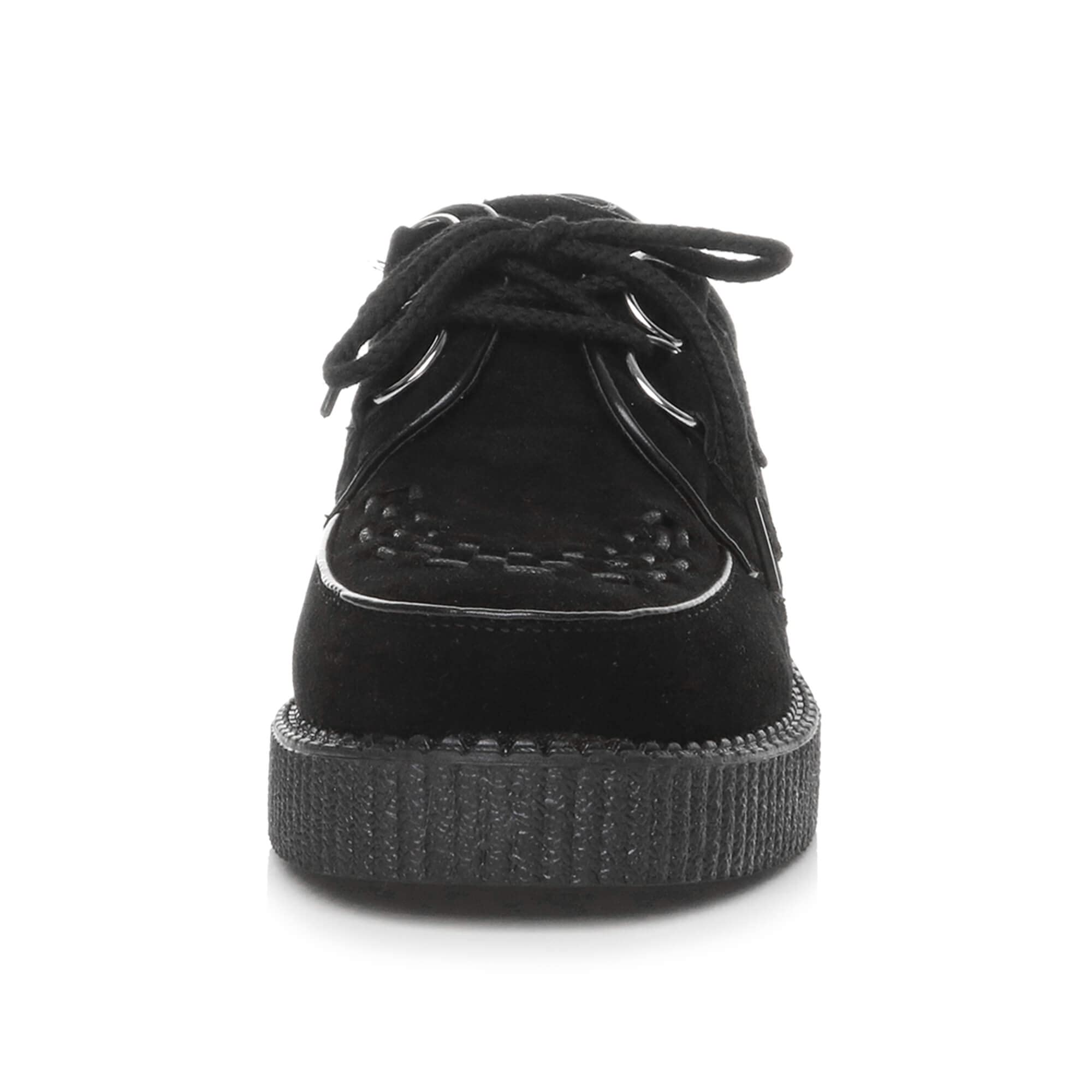 Scarpe Plateau Stringate da Uomo con Zeppa Stile Gotico Punk Creepers Numero