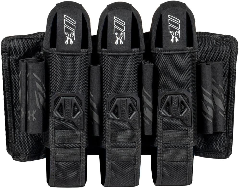 HK Army 3+2 Eject Paintball Harness Pod Pack - Blackout