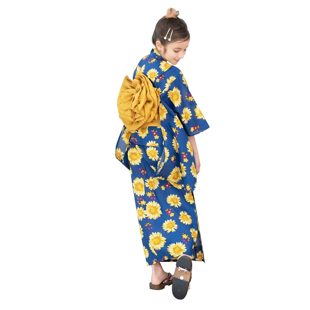handmade‼️浴衣生地〜セットアップ❗️　サイズ130 即日発送】【アウトレット】【浴衣】クリーム地xストライプ模様