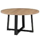 Steve Silver Furniture Magnolia Black Round Table, 54