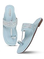 SilverArrow Women’s Desi Bloom Fashion Sandals|Kholapuri Style Flat with Open Back |Casual Wear