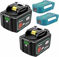 史上最安！２個 マキタ BL1890 18V 9Ah バッテリー BL1860 BL1860 BL1890 18V 9000mAh リチウムイオン交換用充電式
