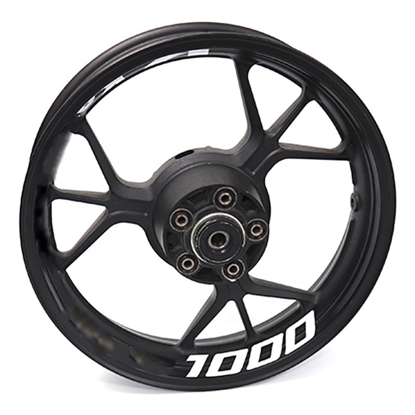 Motorcycle Wheel Stickers Reflective Rim Motorbike Waterproof Decals for Kawasaki for VERSYS 1000 Decorative(Color16)