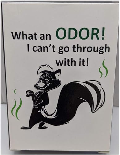 AA Sobriety Cards What an Odor - Baraja de cartas (1 unidad) Regalo de recuperación Alcohólicos Anónimos Regalo sobrio