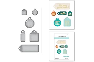 SPELLBINDERS PAPERCRAFTS, INC Etched Dies ASSTD Tags Die Set