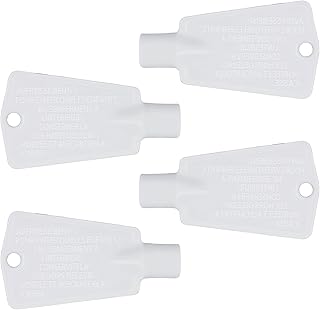 297147700 Refrigerator Freezer Door Key Compatible with Frigi-daire Ken-More Elec-trolux Freezer Refrigerator Replaces AP4301346 PS1991481 216702900 06599905-4 Pack