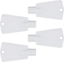Sikawai 297147700 Refrigerator Freezer Door Key Compatible with Frigi-daire Ken-More Elec-trolux Freezer Refrigerator Replaces AP4301346 PS1991481 216702900 06599905-4 Pack