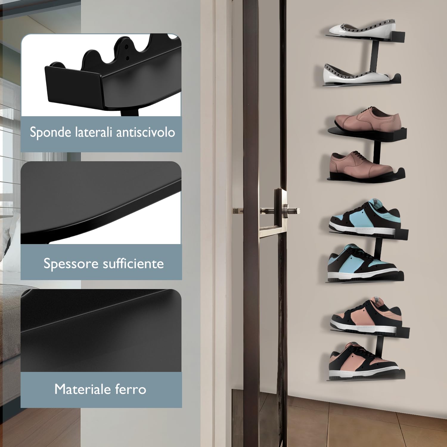 Scarpe Kart Sparco K-Pole - Taglia 46, Nero/Fluo - Foto 11