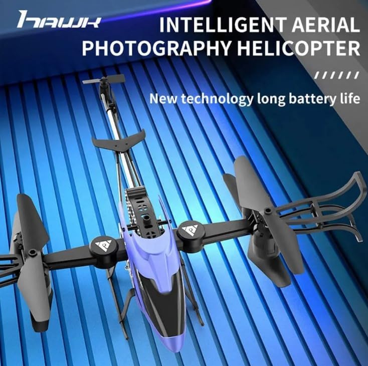 Image of Ladally RC Helicopter 8 Channel Remote Control Aircraft Toy for Kids & Beginners Easy Fly, Rechargeable, Durable Gift Drone for Boys