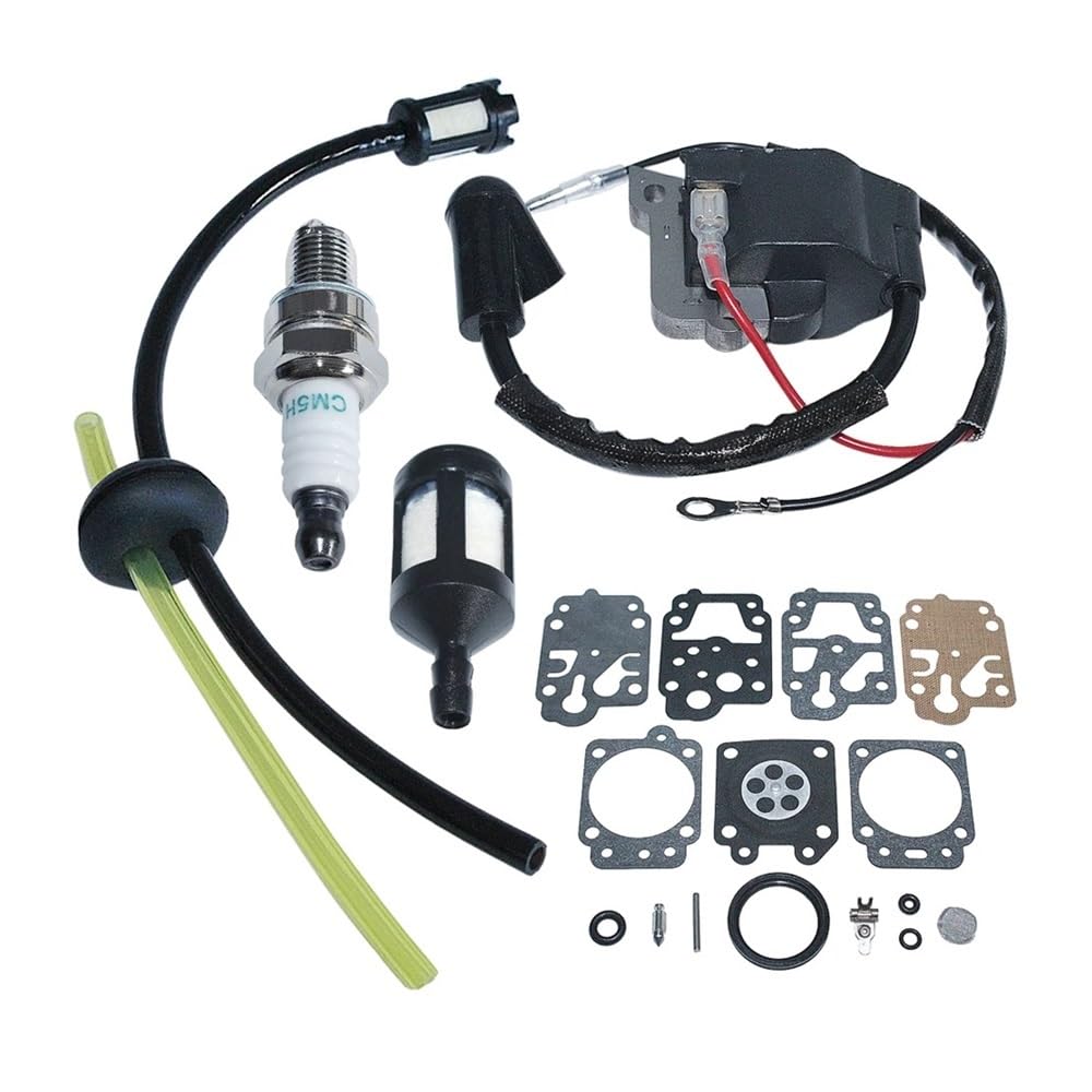 Bobina de Encendido bujía GX35 GX 35 línea de Filtro de Combustible Ojal Kit de reparación de carburador cortacésped Pieza de Repuesto del Motor