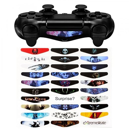 eXtremeRate 30 Pcs/Set Scary Ghost Design Controller
