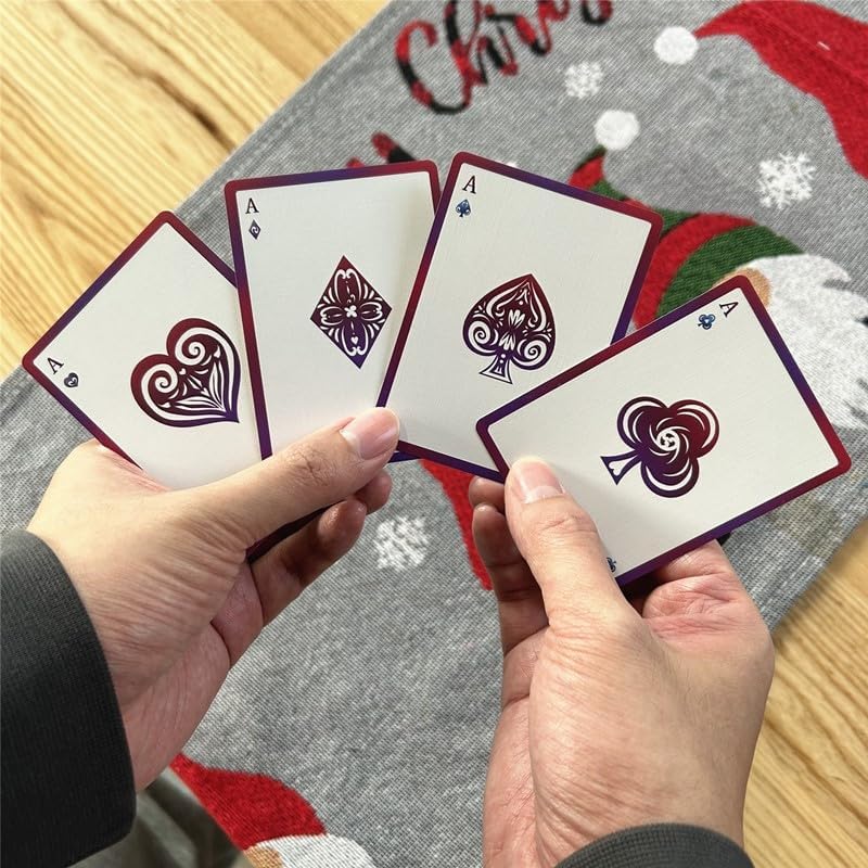 Miniatura 4 de TAOYATAO Dragon Roar - Juego de cartas de póquer con fluorescencia, baraja de cartas novedosas para mazos de cartas, juegos de fiesta (1 unidad,