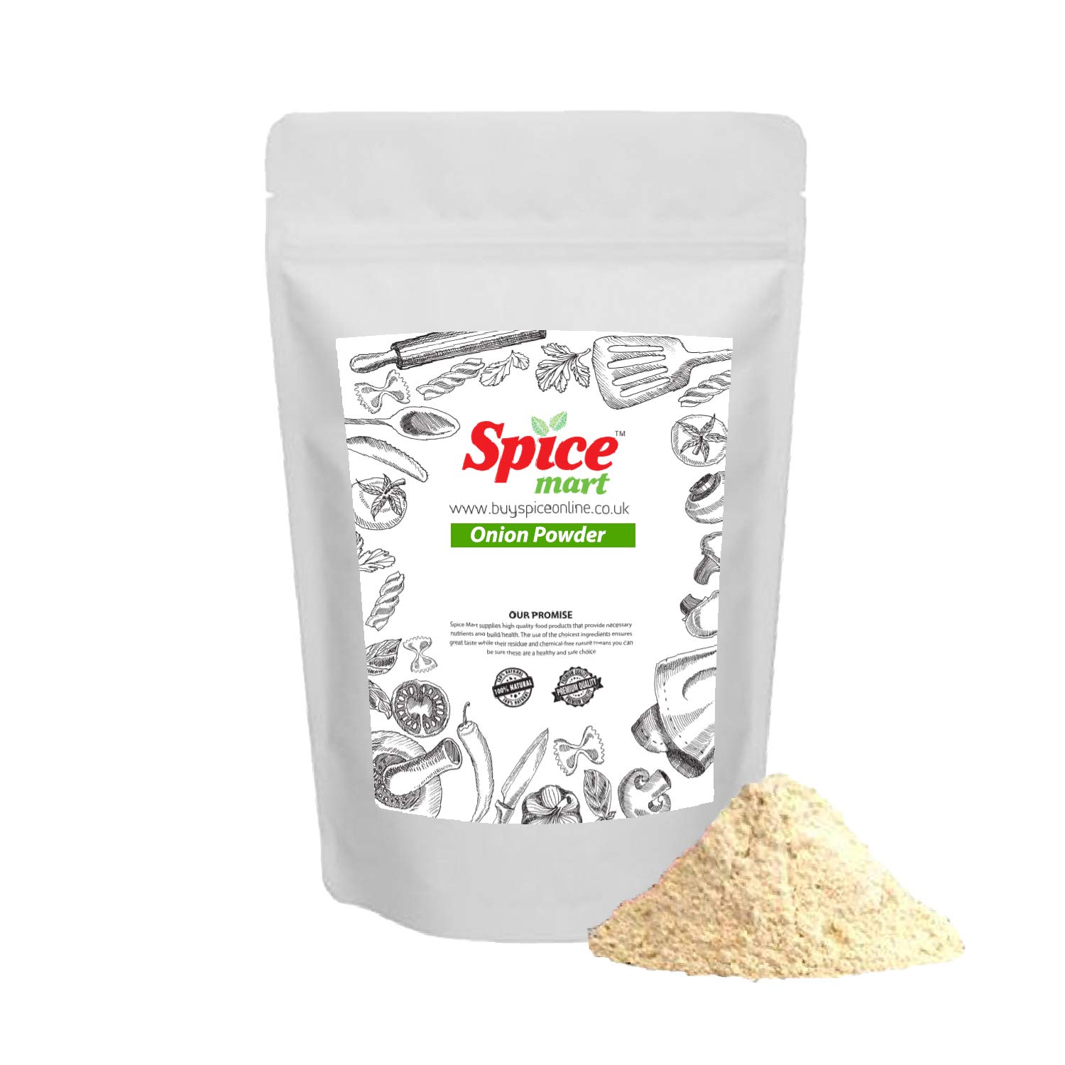 Onion Powder Seasoning A* Grade Premium Quality Free UK P&P 50g-1.9kg (200g)
