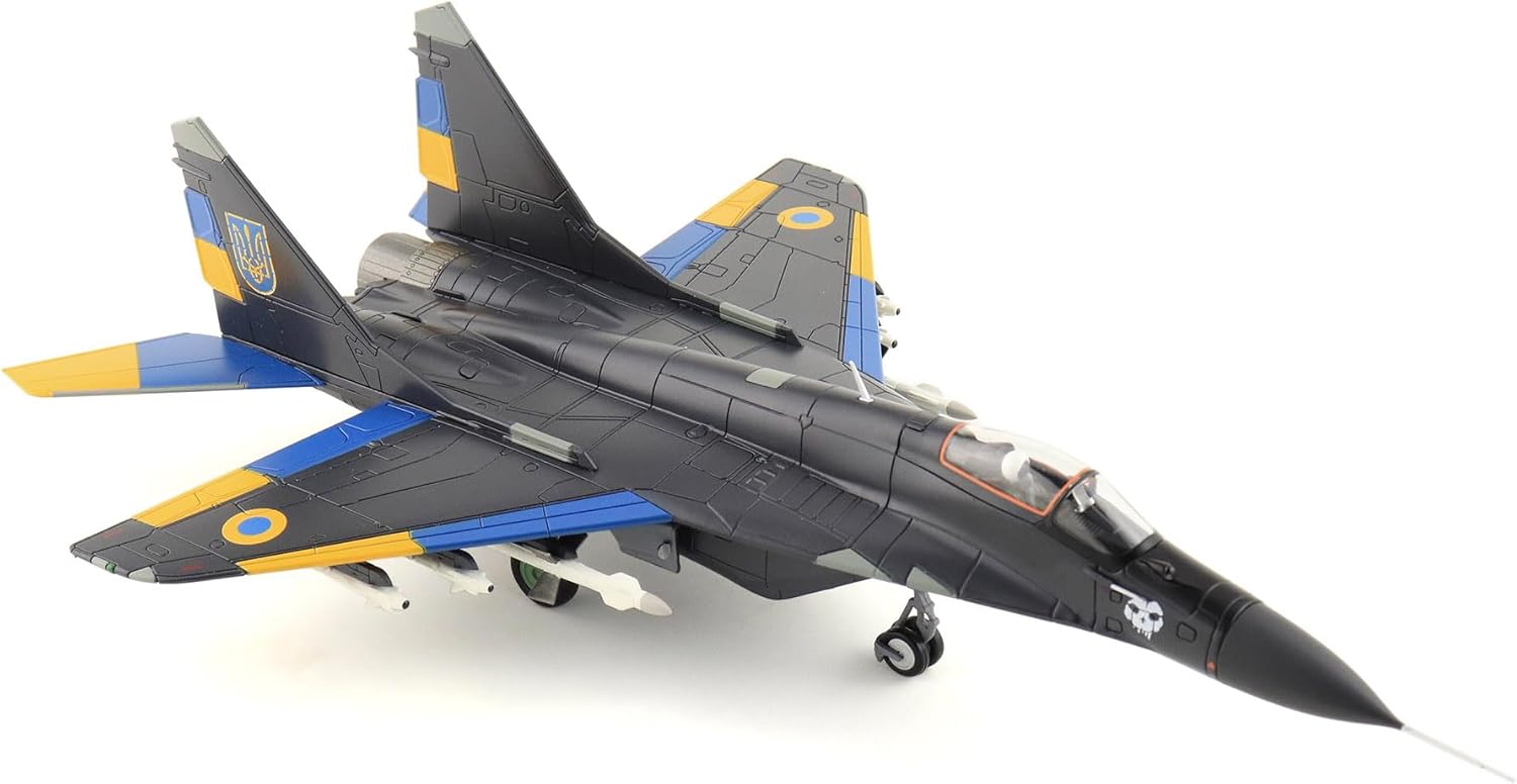 Hobby Master | 1:72 Scale Diecast Military Aircraft Replica | MIG-29 Ghost of Kyiv 40th Tactical Aviation Brigade, Ukrainian AF, Vasylkiv AB, 2023 | Model HA6525