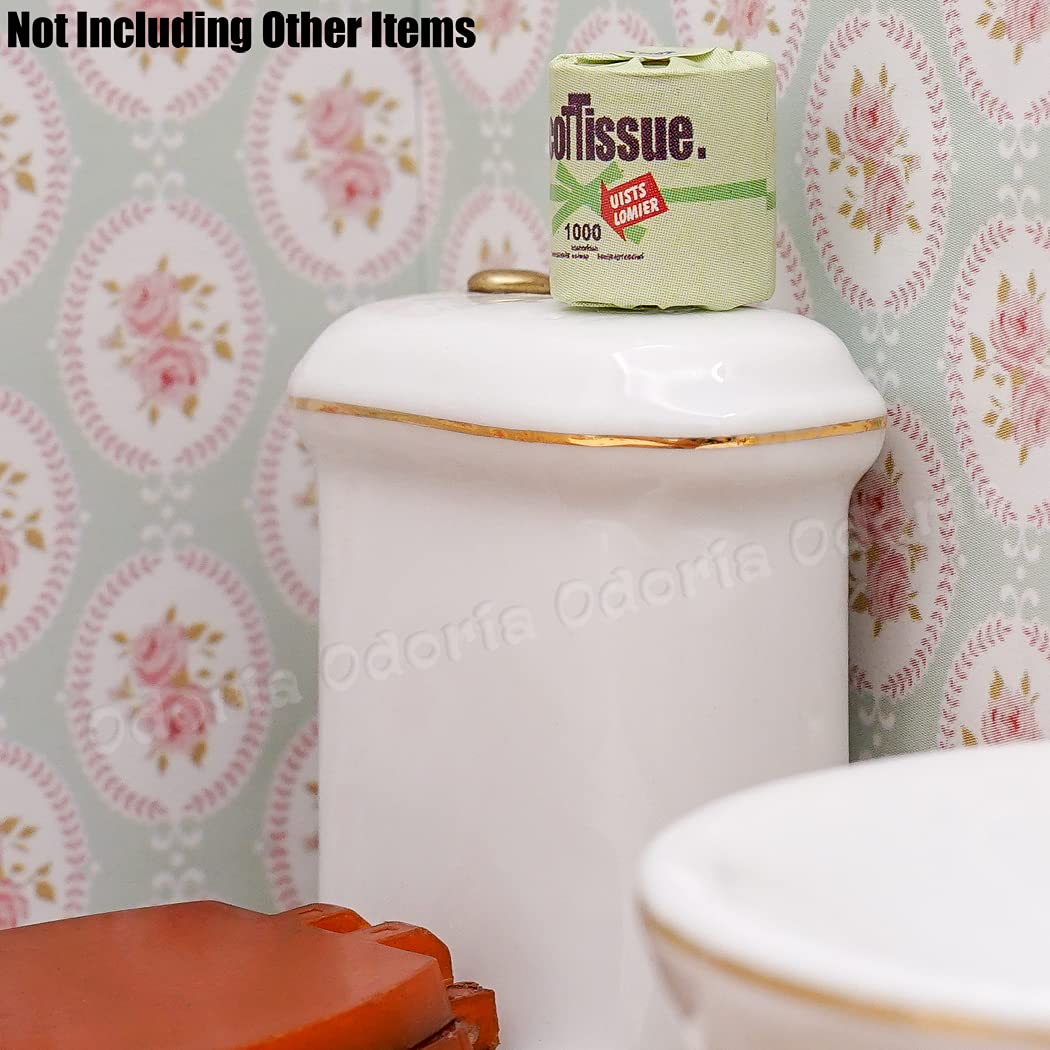 Maison Poupée Salle De Bain Céramique Accessoire Maison De Poupées : La