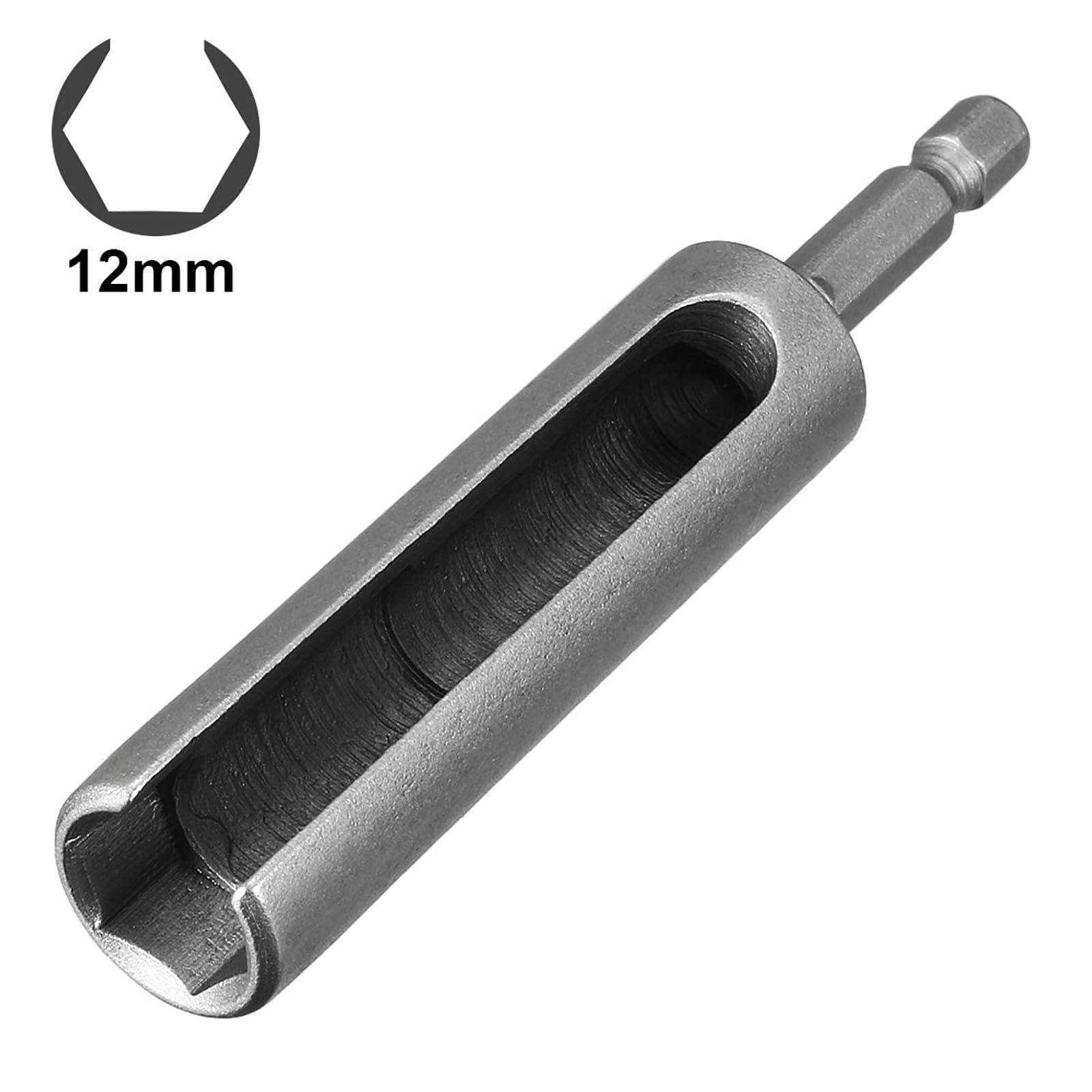 TA-VIGOR 12mm Nut Driver, 1/4 Quick-Change Hex Shank Slotted Drill Bit Socket Wrench Tool - Image 4