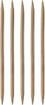HARFINGTON 5Pcs Bamboo Knitting Needles Double Pointed Size US 3(3.25mm) Carbonized 6 Inch(15cm) Straight for Handmade Creative DIY Knitting Craft Yarn Projects