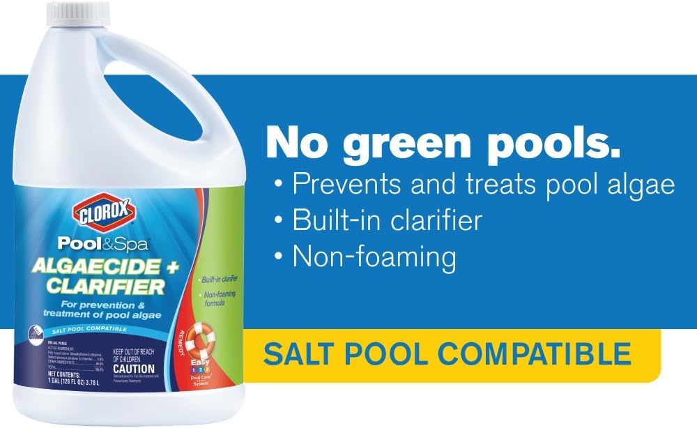Clorox Pool&Spa 43128CLX 42128CLX Pool Algaecide
