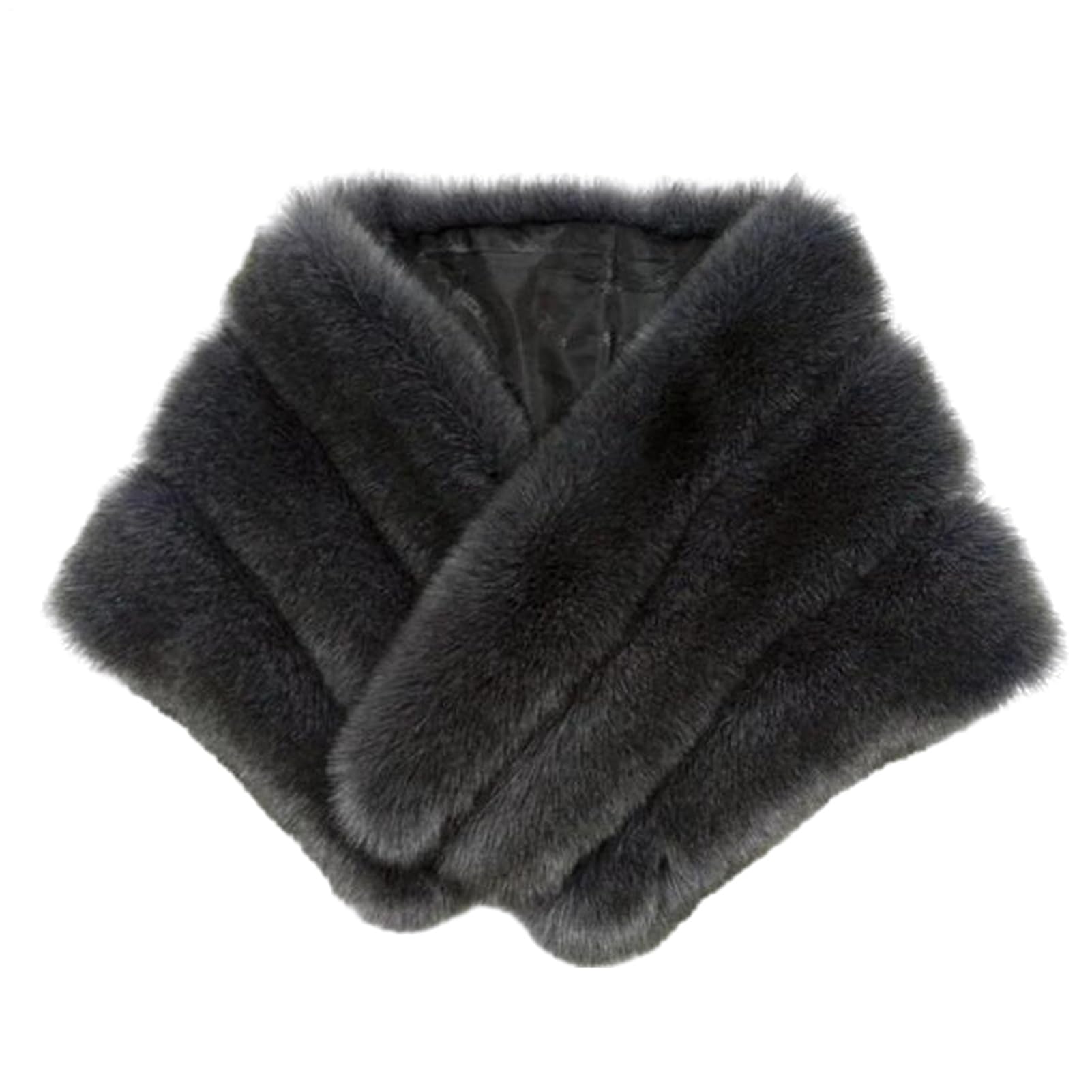 Faux enveloppement – Châle d'hiver pour femme, étole élégante | Cape de mariée douce et chaude - Couverture de soirée luxueuse - Accessoire élégant pour fête de mariage, événement formel, célébration